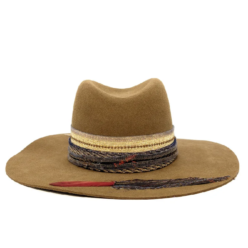 Camel Pinched - Custom Felt Hat