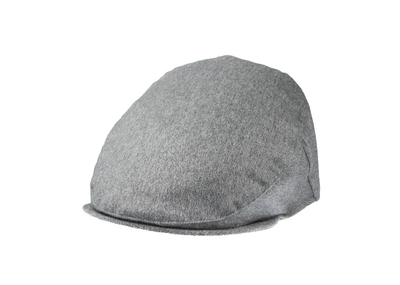 Christys' x Johnstons of Elgin Cashmere Made in England Balmoral Cap in Light Grey