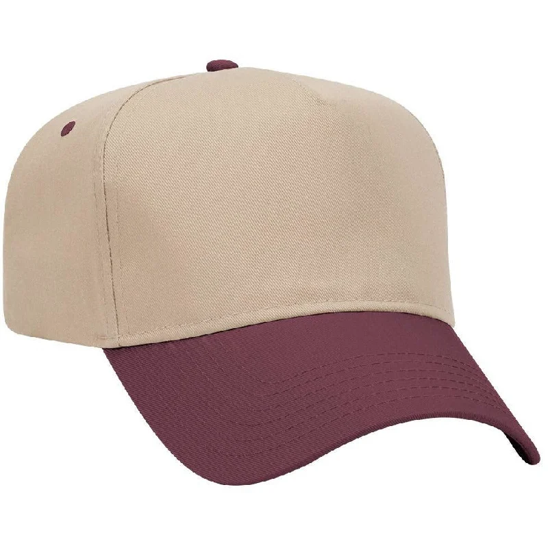 Maroon/Khaki