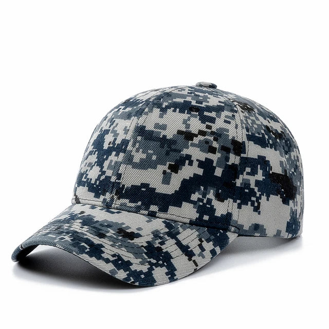 Digital Camo Baseball Hat - Fushia