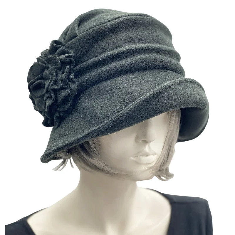 Downton Abbey Style Fleece Hat | The Alice Cloche