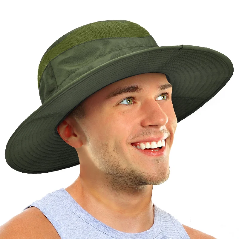 Tirrinia Men's Fishing Hat for Big Heads