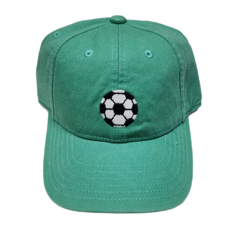 Kids Baseball Hat, Soccer on Mint