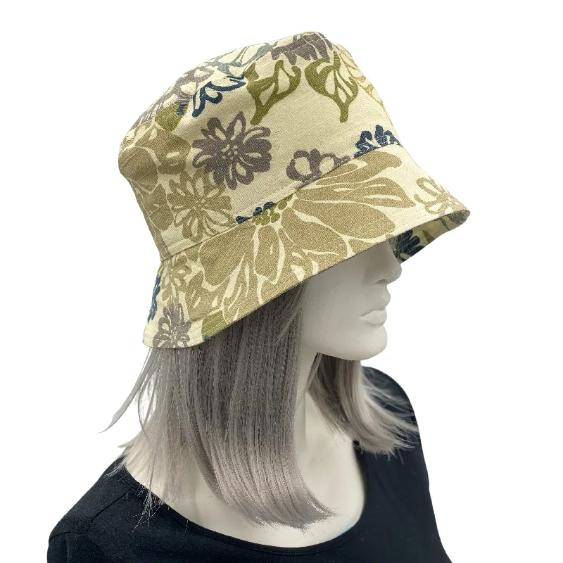 Leaf Print Women's Spring and Summer Sun Hat | The Betty