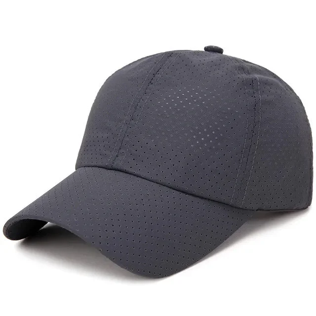 Lightweight Perforated Sports Cap – Fushia