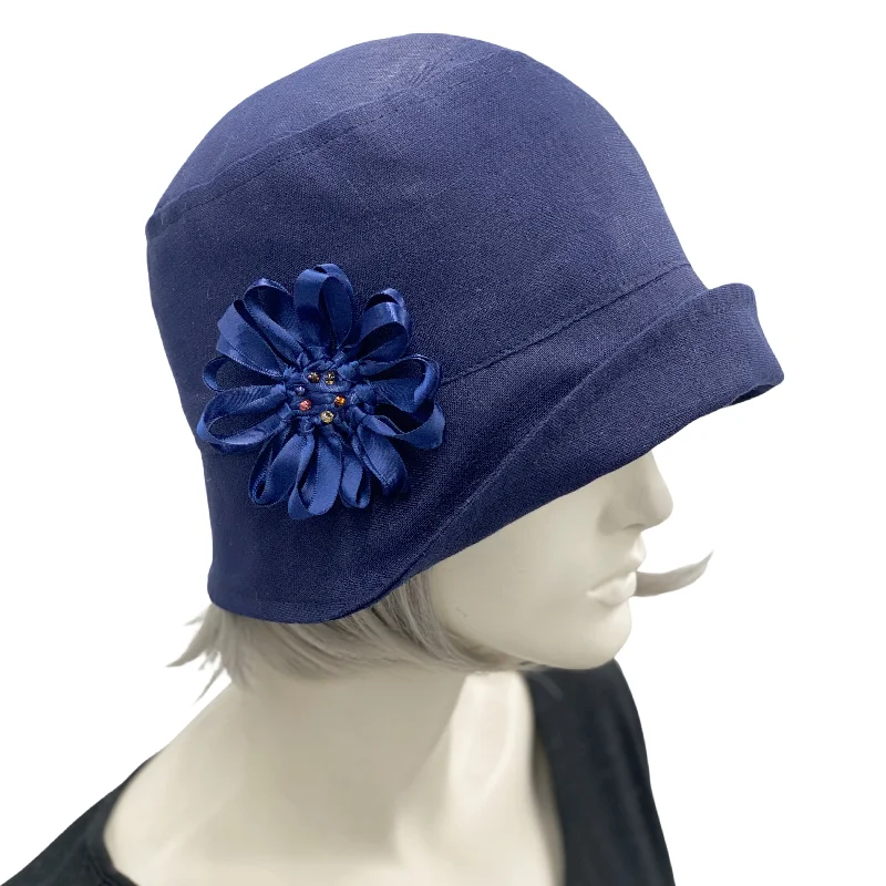 Linen 1920s Vintage Style Cloche Hat | The Eleanor