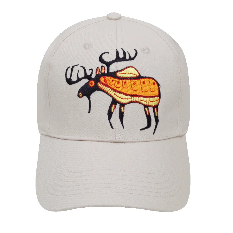 Norval Morrisseau Moose Harmony Embroidered Baseball Cap