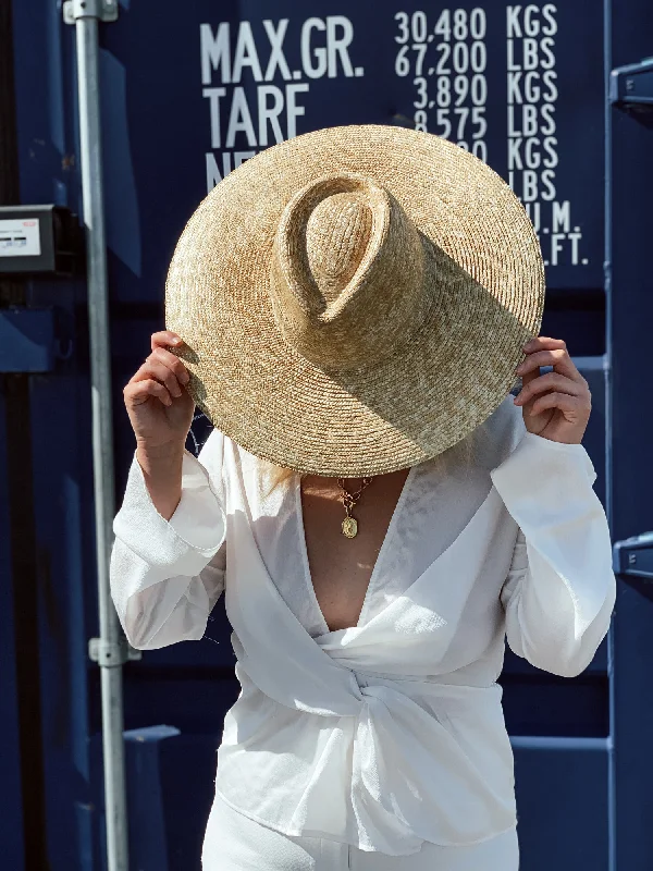 MS Straw Fedora | Natural