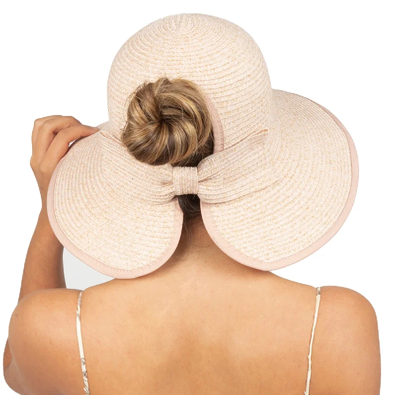 Packable Ponytail Sun Hat