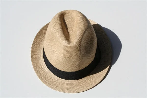 Panama Hat - Trilby - Sand