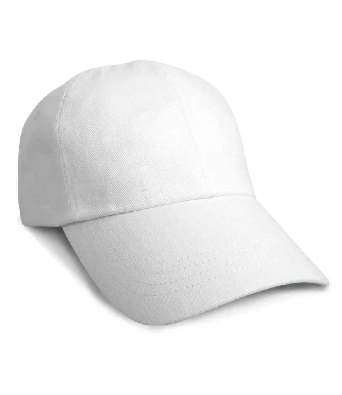 Result Heavy Cotton Drill Pro-Style Cap | White