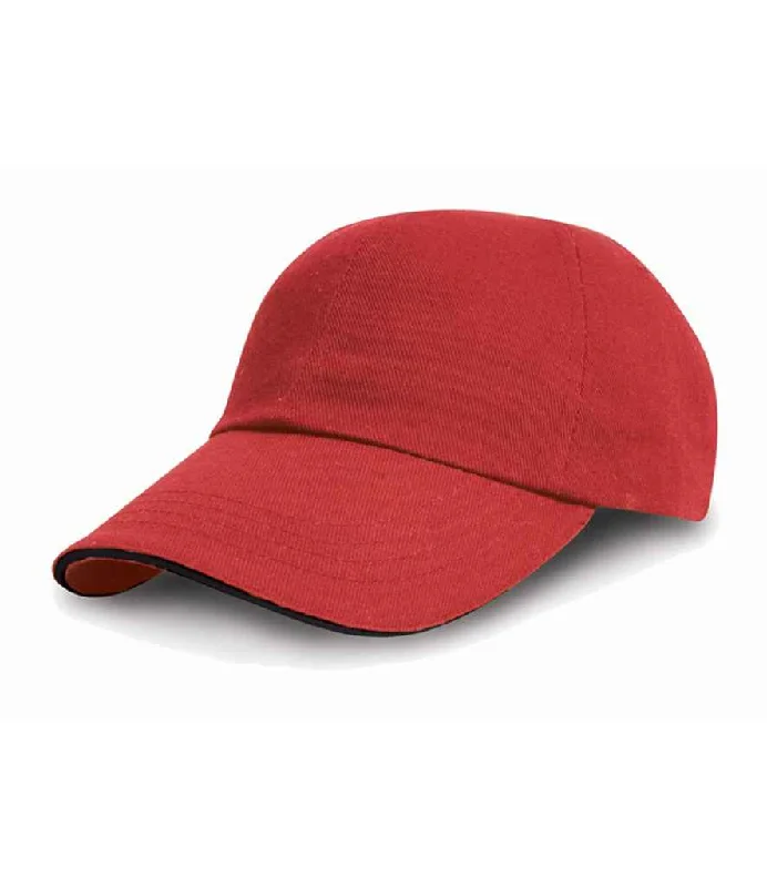 Result Heavy Cotton Drill Pro-Style Cap | Red