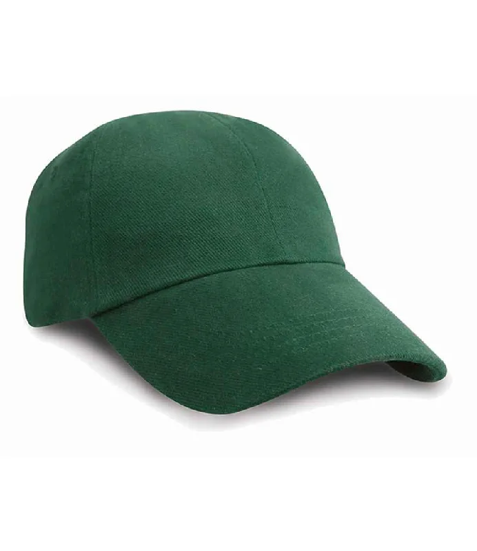 Result Low Profile Heavy Brushed Cotton Cap | Forest Green