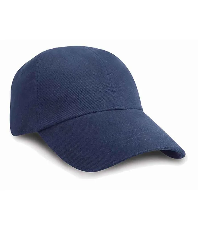 Result Low Profile Heavy Brushed Cotton Cap | Navy