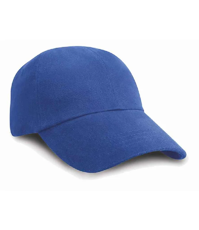 Result Low Profile Heavy Brushed Cotton Cap | Royal Blue