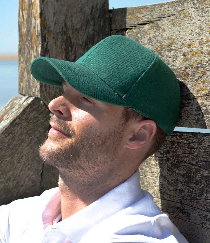 Result Pro-Style Heavy Brushed Cotton Cap | Forest Green