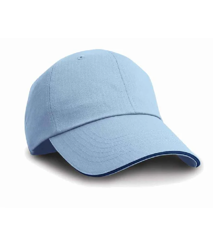 Result Herringbone Cap | Sky Blue/Navy