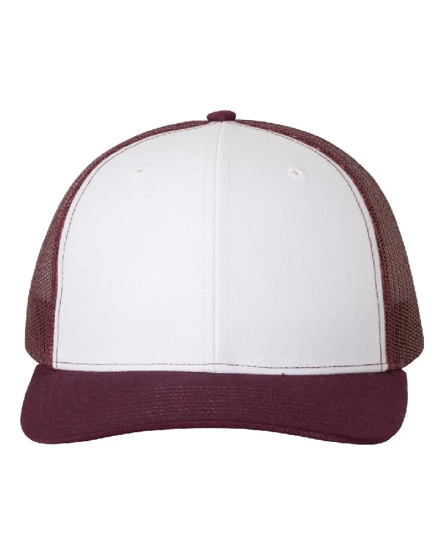 White/Maroon