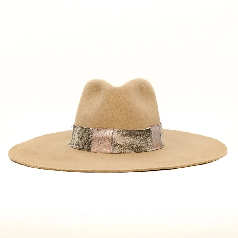 Sahara Pinched - Custom Felt Hat