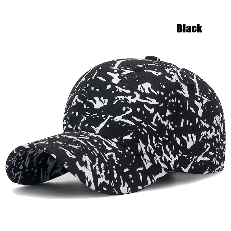 Splash Pattern Baseball Cap – Fushia