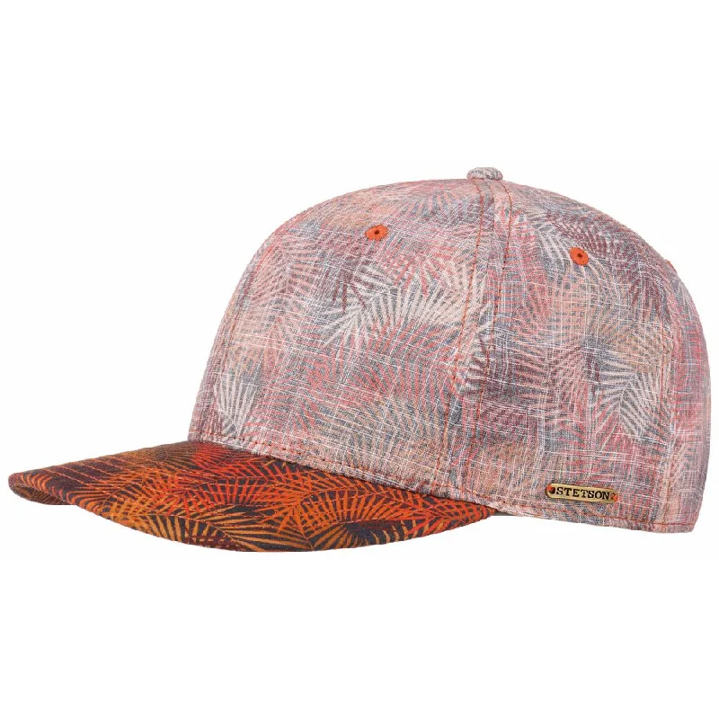 Stetson Baseball Cap Orange Palm Leaf