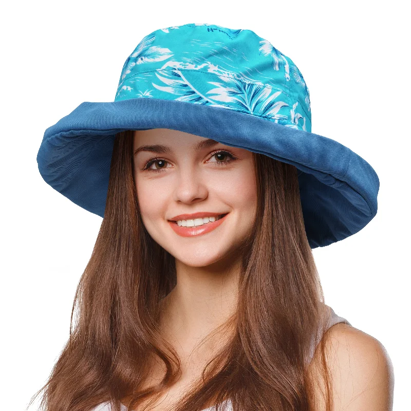 Hawaii Flower Print Blue