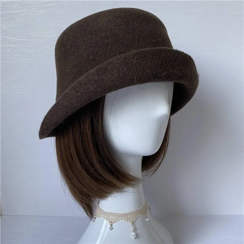 Wool Cloche Hat