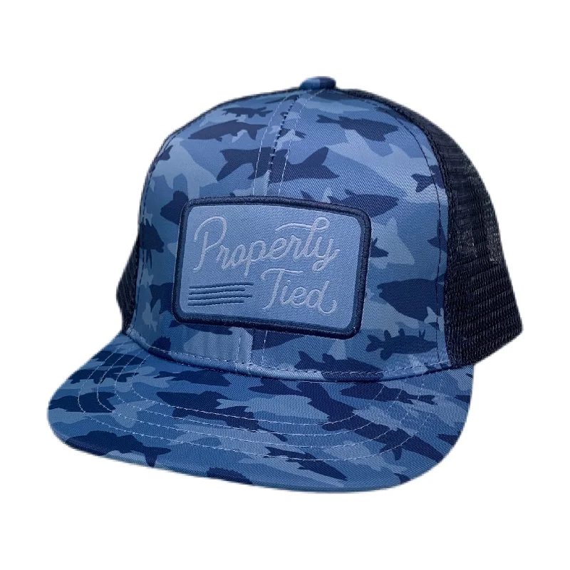 Youth Trucker Deep Sea Camo Hat