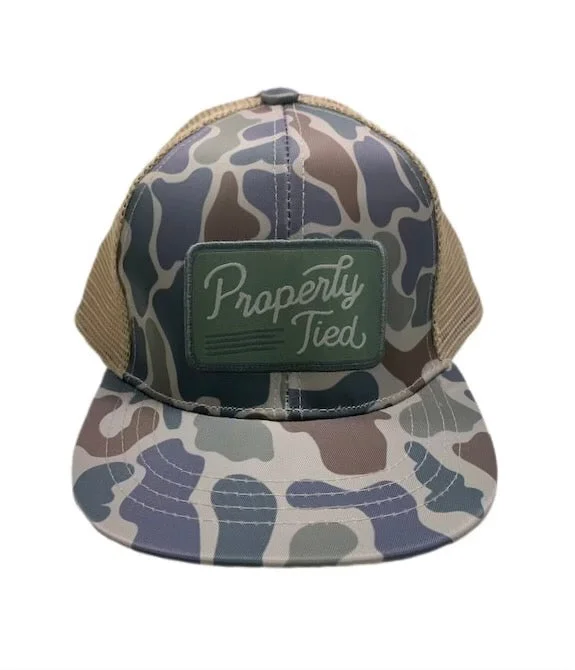 Youth Trucker Vintage Camo Hat