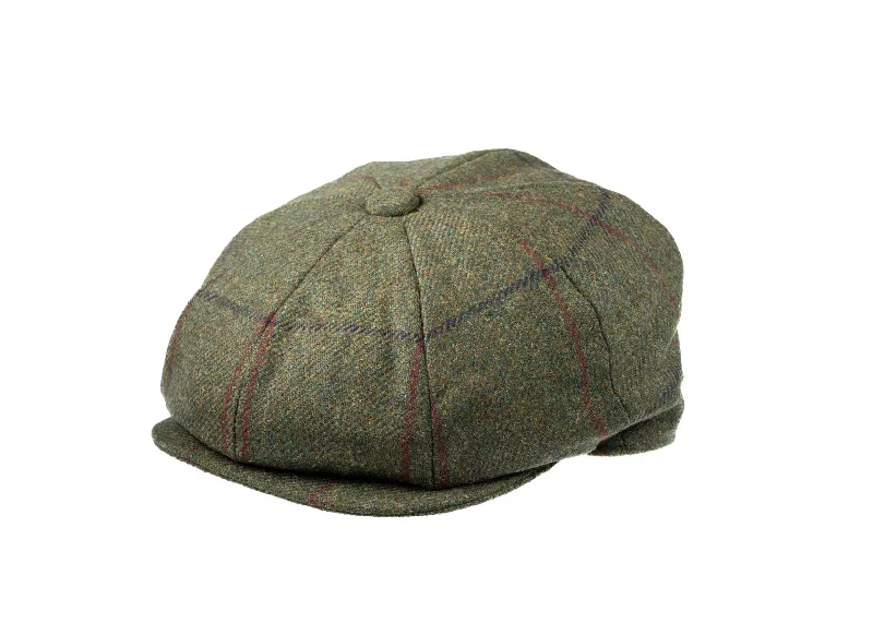 8 Piece Baker Boy  Tweed Cap in Z573