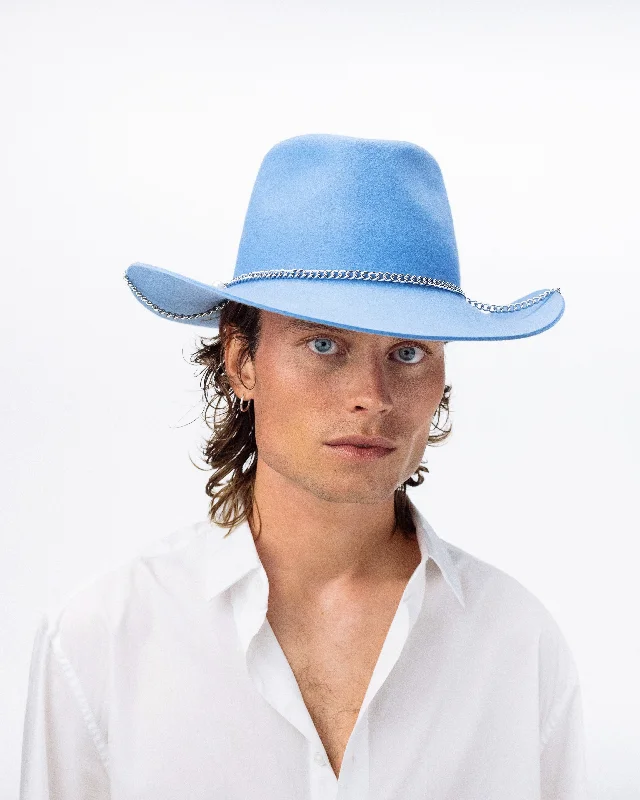 BLUE COWBOY HAT