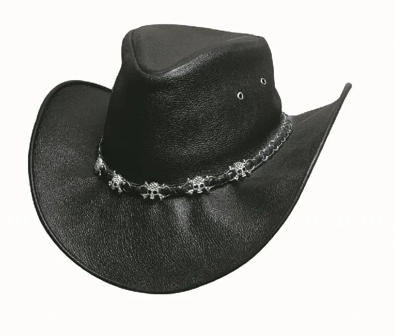 Bullhide Smoke - Leather Cowboy Hat