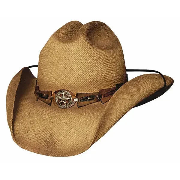 Bullhide Star Central - Shapeable Raffia Straw Cowboy Hat