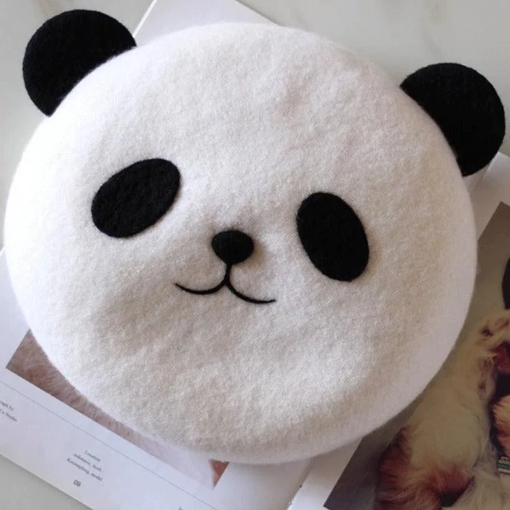 Panda Beret for Women and Kids