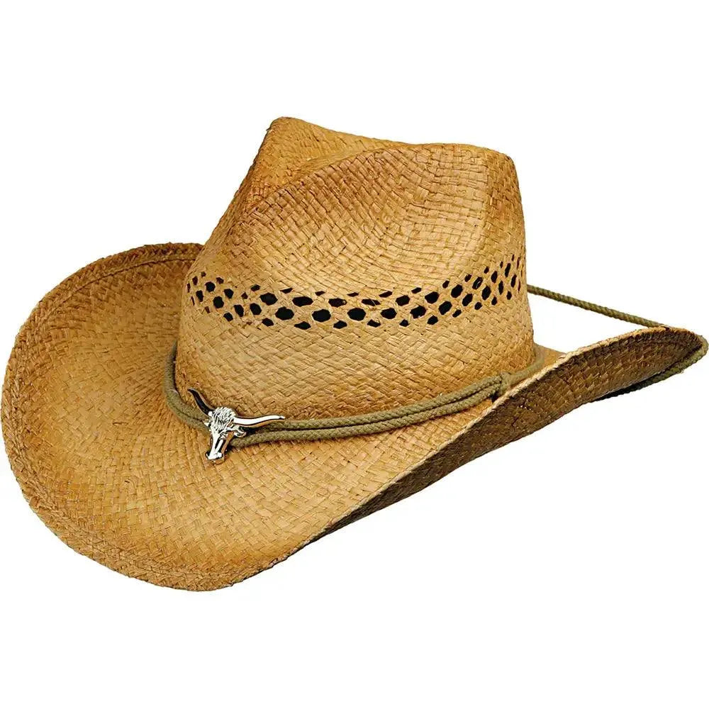 Deadwood Trading Trailboss - Raffia Straw Cowboy Hat