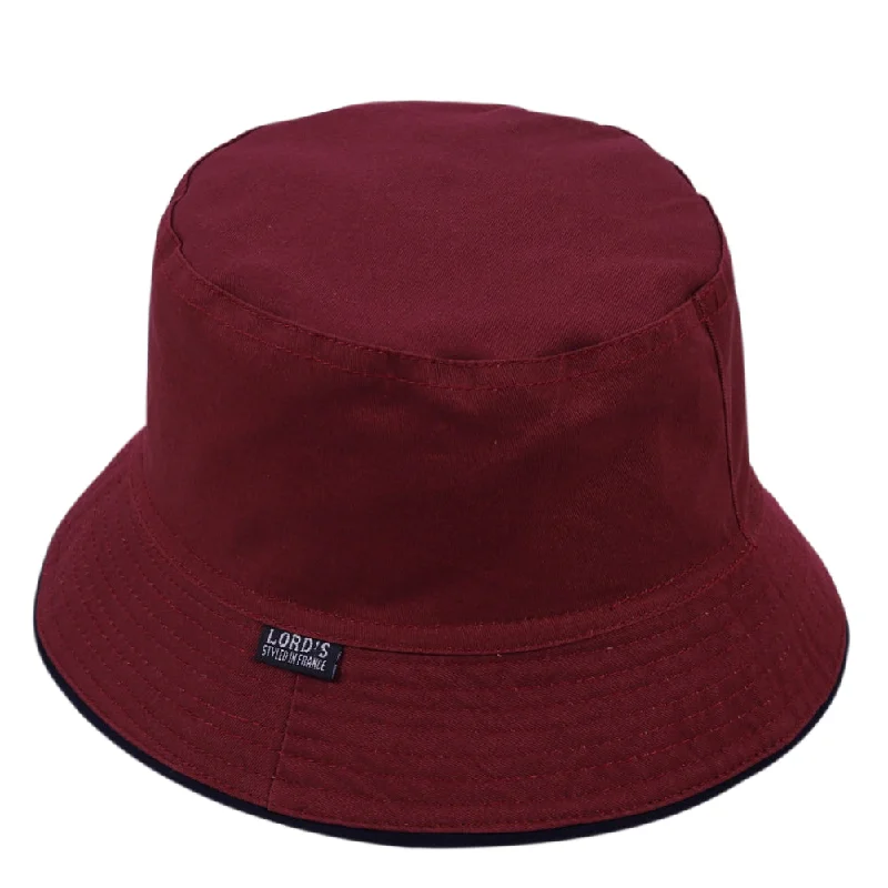 100% Cotton Bucket Hat Reversible Soild Color