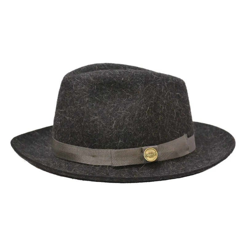 Fur Felt Trilby in Charcoal Mix