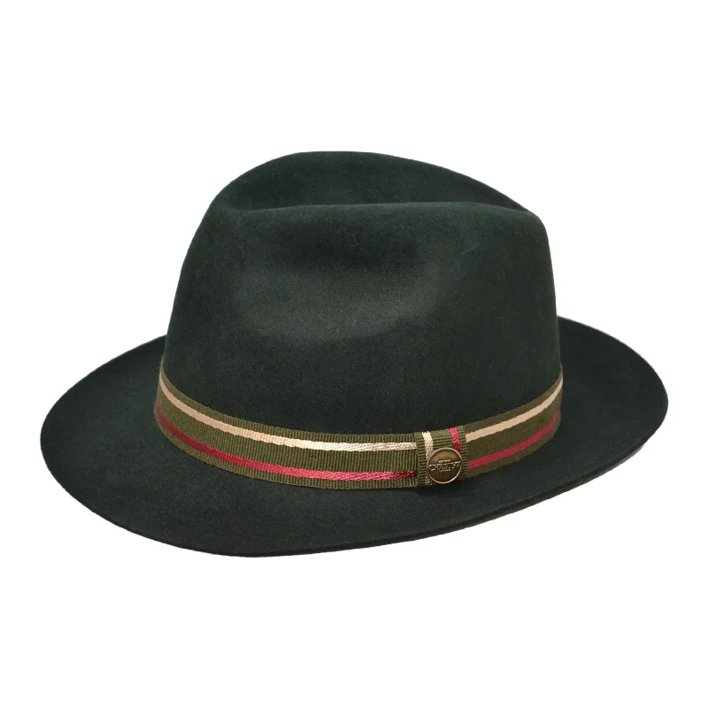 Fur Felt Trilby in Green