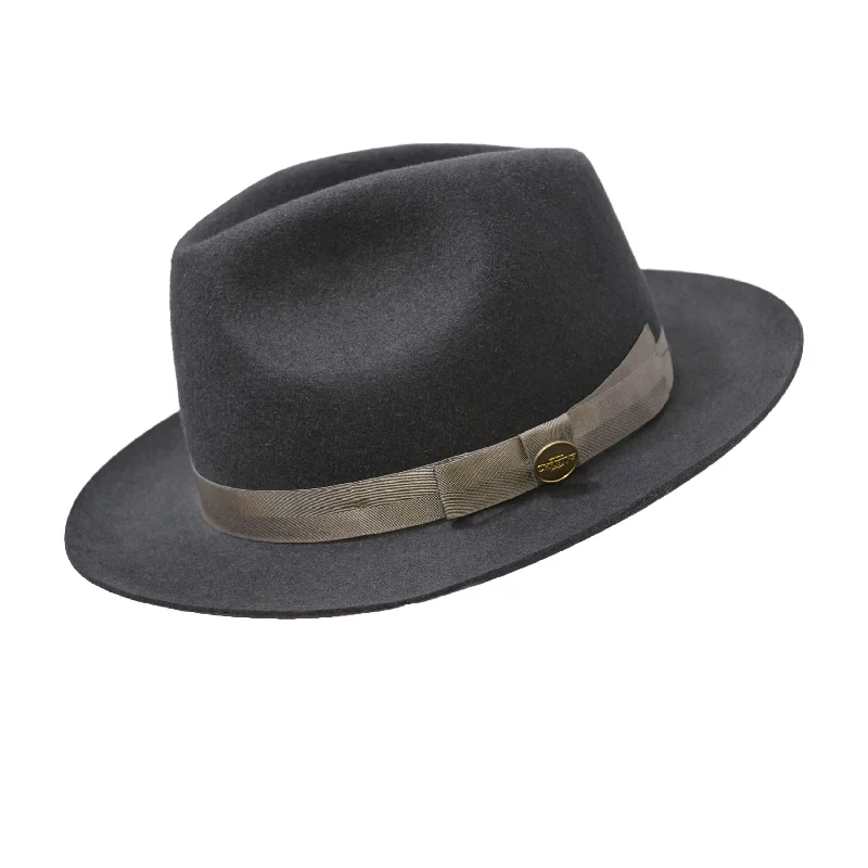 Fur Felt Trilby in Petrol