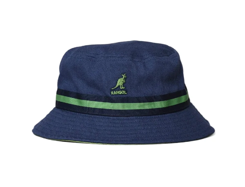 Kangol Bucket Hat Stripe Lahinch Navy