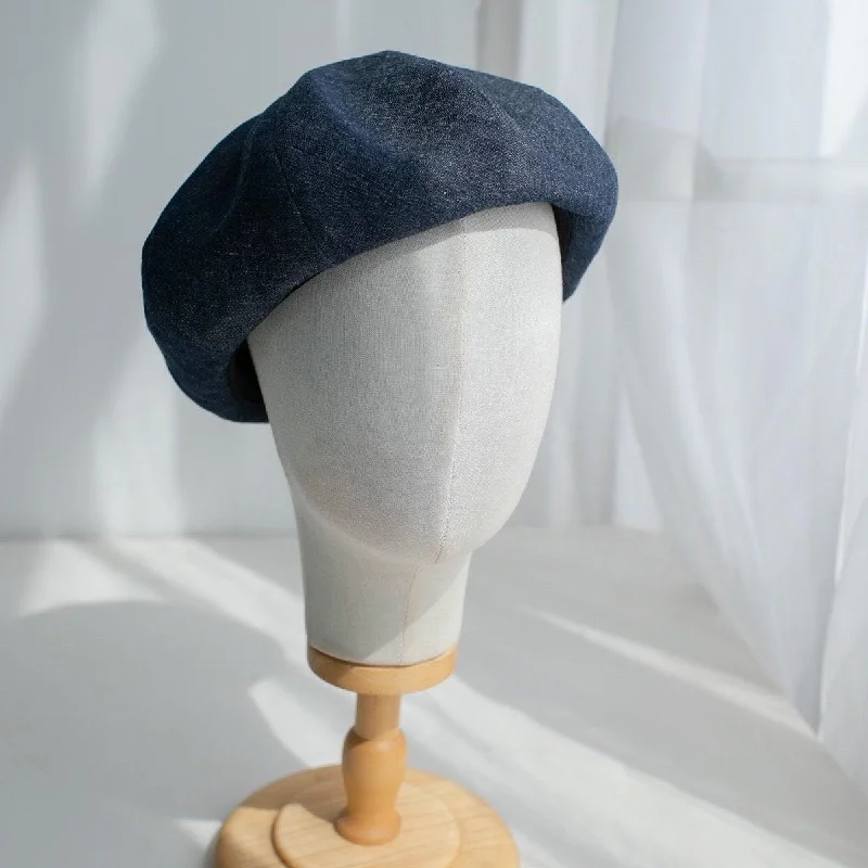 Light Weight Linen Beret for Women