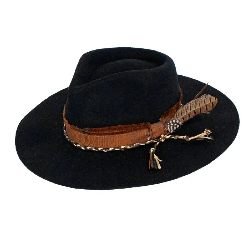 Peter Grimm Bandolero - Wide Brim Wool Felt Cowboy Hat