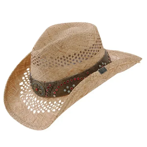 Peter Grimm Counterfeit - Shapeable Straw Cowgirl Hat