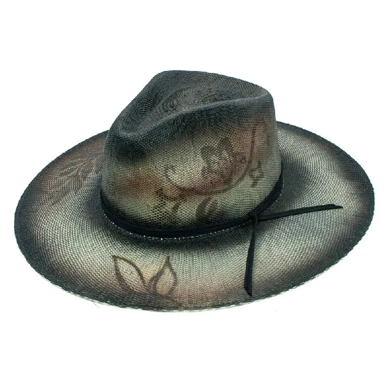 Peter Grimm Pueblo - Wide Brim Straw Cowgirl Hat