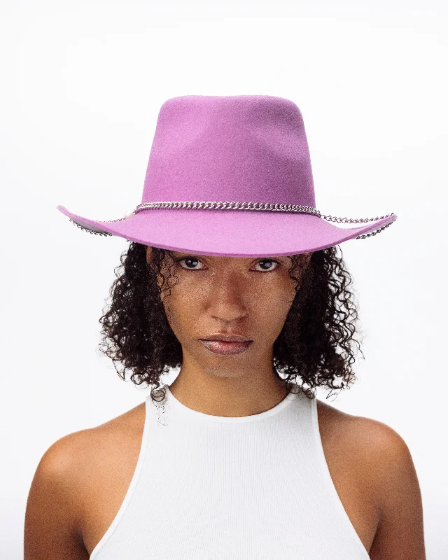 PURPLE COWBOY HAT