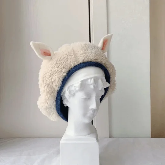 Sheep Beret, Beret Hat for Women and Kid