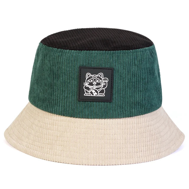 The Lucky Cat Sun Bucket Hat - Fushia