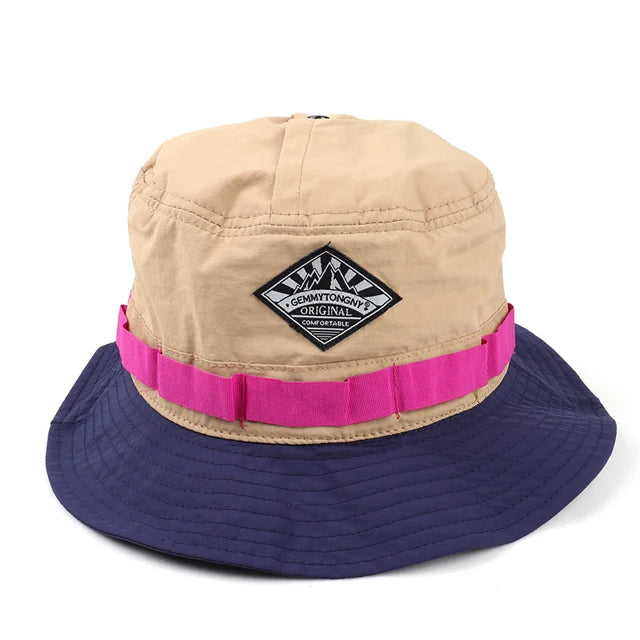 Two-Tone Portable Adventure Bucket Hat  - Fushia